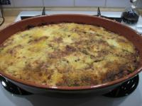 Gratin de Courgettes et Riz  la Viande