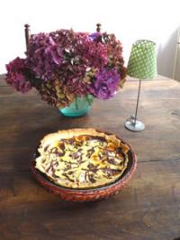 Tarte Poire Chocolat de Claire