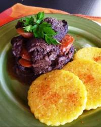 Buf aux Carottes et Polenta aux Piments dEspelette