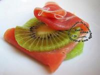 Bouches de Jambon Cru et Kiwis