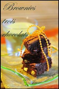 Brownies aux Trois Chocolats 