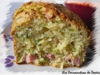 Cake Tout Lger, Jambon et Courgette