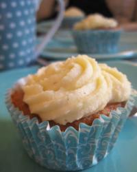 Cupcakes aux Dates et Crme Vanille