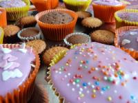 Cupcakes Cacao/Cupcakes Carambars  la Fraise