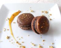 Macarons au Chocolat et  lrable