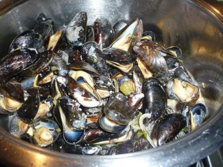 Moules au Vin Blanc