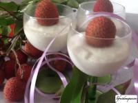 Mousse aux letchis