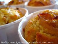 Muffins aux Oignons Caramliss et au Chvre