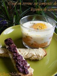 Oeufs en Verrine sur Lgumes Fondants