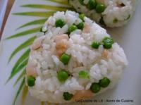 Onigiri aux Crevettes & Petits Pois