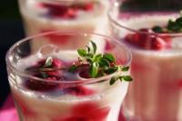 Pannacotta Lgre Coco / Framboises au Thermomix 