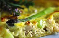 Quiche aux Asperges, au Poulet et aux Citrons Confits