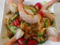 Salade de Papaye Verte aux Crevettes