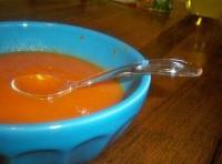 Soupe Carottes-Clmentines-Cumin