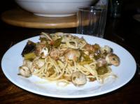 Spaghettis aux Lgumes et Fruits de Mer