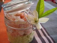 Tartare de Poissons sur Lit d\'Avocat 