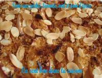 Tarte aux Pches, Lavande, Miel et Pain d\'pices