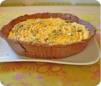 Tarte sale  la Noisette, crme Carottes et Roquefort