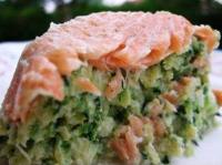 Timbale de Courgettes au Saumon