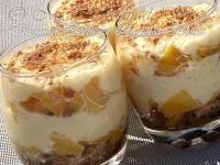 Tiramisu en Duo de Pches-Chocolat Blanc