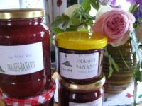 Confiture de fraises-bananes