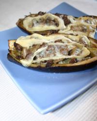 Aubergines gratines au Reblochon