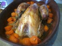 Poulet carottes-romarin