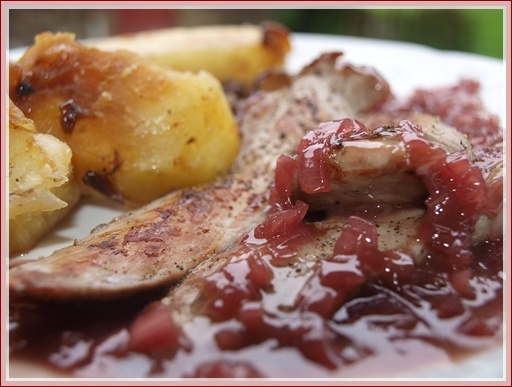 Aiguillettes de Canard Sauce Cassis