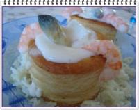 Bouches aux Asperges Fraches et Crevettes