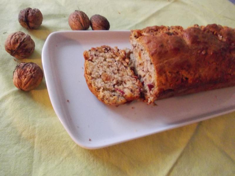 Cake au Magret, Figues et Noix