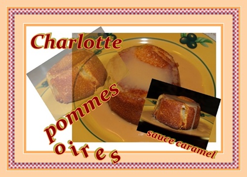 Charlottes aux pommes et poires