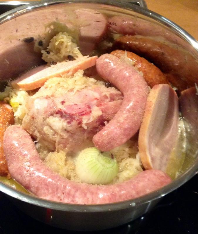 Choucroute aux 4 saucisses