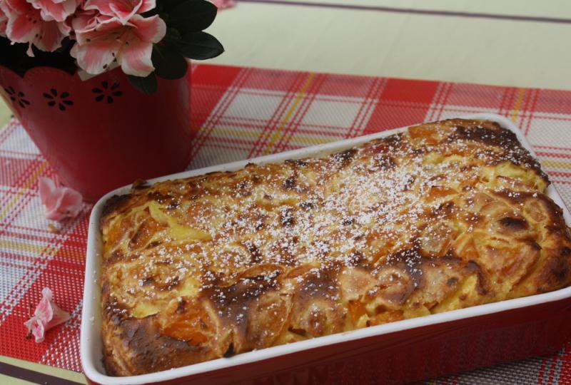 Clafoutis aux abricots et mascarpone