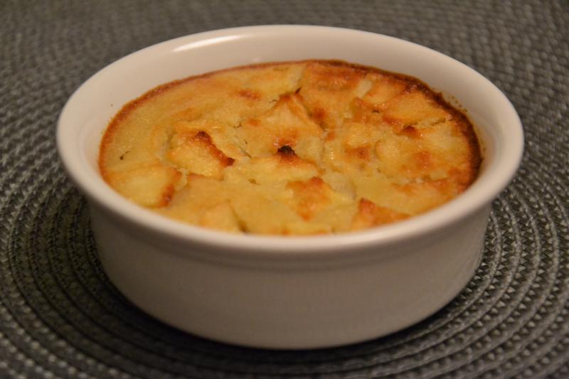 Clafoutis aux Amandes, Pommes et Pruneaux