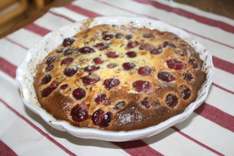 Clafoutis aux Cerises et  la Poudre d\'Amande