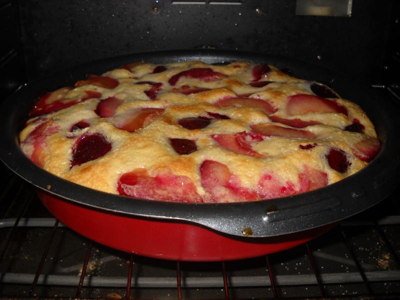 Clafoutis aux Prunes sans Gluten