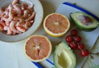 Cocktail de Crevettes, Avocats et Pamplemousse