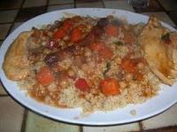 Coucous Maison au Poulet, Merguez et Agneau