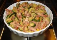 Courgette aux Lardons