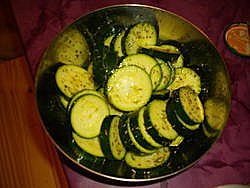 Courgette Marine au Paprika et Citron