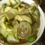 Courgettes  la Crme et au Cumin