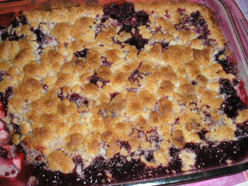 Crumble aux Mres Facile 