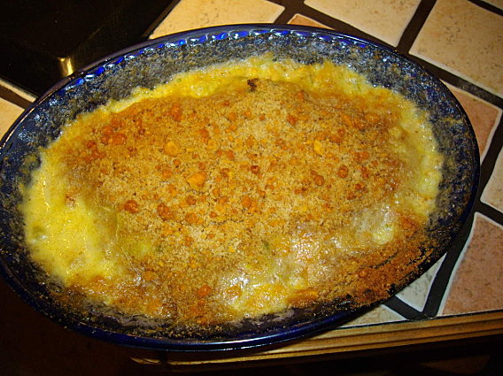 Crumble de Poireaux au Gouda