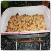 Crumble Poires, Chocolat et Amandes