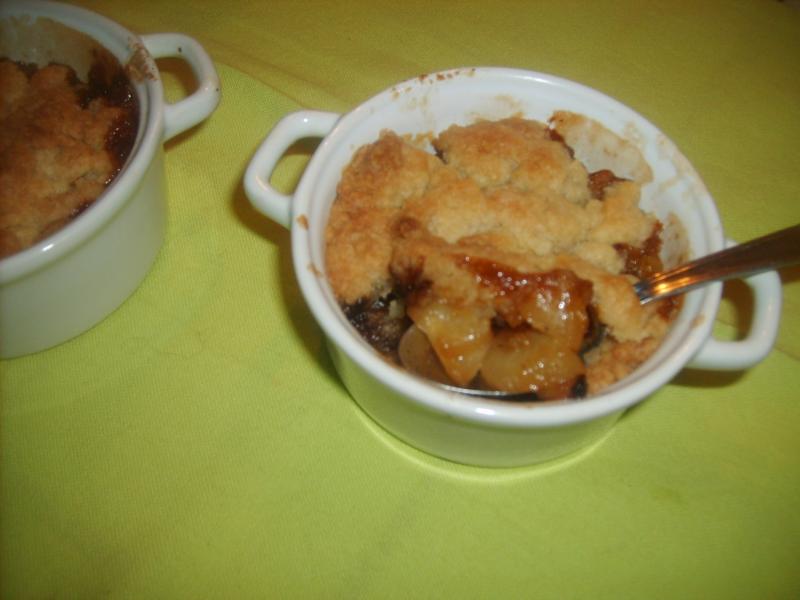 Crumble Poires et Chocolat