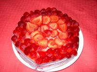 Entremets Glac aux Fraises-Framboises