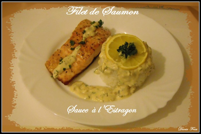 Filets de Saumon, Sauce Estragon