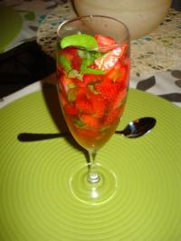 Fraises au Basilic et Limoncello