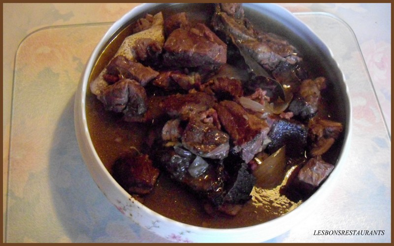 Fricasse de Boeuf au Vin Rouge