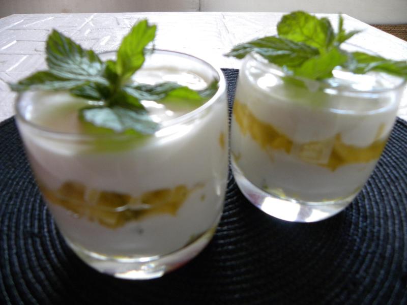 Fromage Blanc au Lait de Coco, Cardamone et Rhum